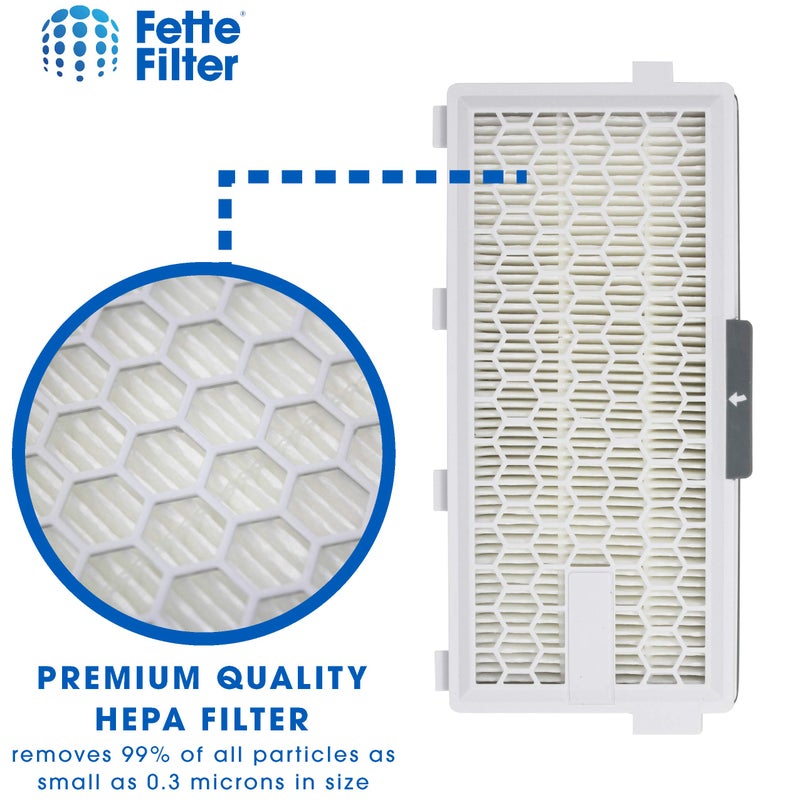 Fette Filter - HEPA Filters Compatible with Miele AirClean SF-HA 50 Filter for Model # S4, S5, S6, S8, S8000, S8999, S6000, S6999, S5000, S5999, S4000, S4999, Complete C2 & C3 (Pack of 4) - Image 4
